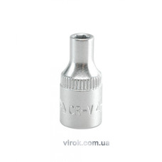Головка торцева шестигранна YATO 1/4" М4 х 25 мм