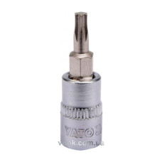 Головка торцева з насадкою викрутковою TORX YATO 1/4" Т20 х 37 мм