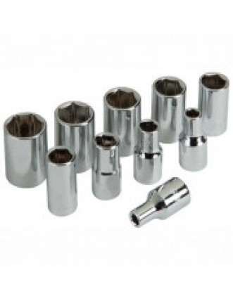 Набір головок торцевих STANLEY 1/4" М4-М13 10 шт