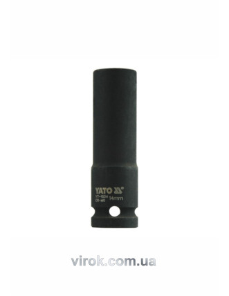 Головка торцева ударна шестигранна YATO 1/2" М14 х 78 мм