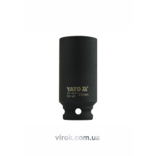 Головка торцева ударна шестигранна YATO 1/2" М27 х 78 мм