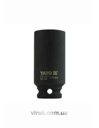 Головка торцева ударна шестигранна YATO 1/2" М27 х 78 мм