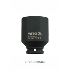 Головка торцева ударна шестигранна YATO 3/4" M48 х 90 мм