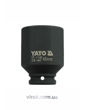 Головка торцева ударна шестигранна YATO 3/4" M48 х 90 мм