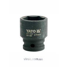 Головка торцева ударна шестигранна YATO 1/2" М27 х 43 мм