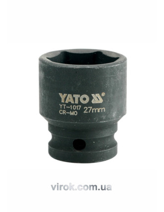 Головка торцева ударна шестигранна YATO 1/2" М27 х 43 мм