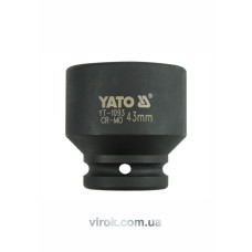 Головка торцева ударна шестигранна YATO 3/4" М43 х 57 мм