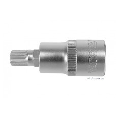 Головка торцева з насадкою викрутковою SPLINE YATO 1/2" M10 х 55 мм