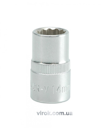 Головка торцева дванадцятигранна YATO 1/2" М14 х 38 мм