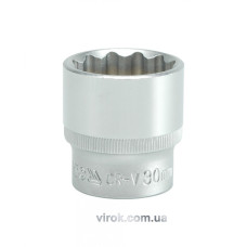 Головка торцева дванадцятигранна YATO 1/2" М30 х 42 мм