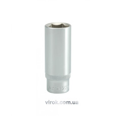 Головка торцева шестигранна довга YATO 1/2" М22 х 76 мм