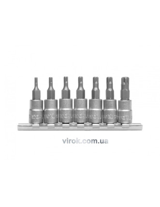 Набір головок торцевих з насадками TORX для TOYOTA і VW YATO 1/4" TS10-TS40 7 шт