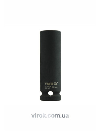 Головка торцева ударна шестигранна YATO 1/2" М16 х 78 мм