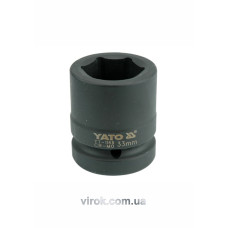 Головка торцева ударна шестигранна YATO 1" М33 х 61 мм
