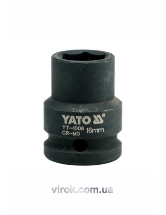 Головка торцева ударна шестигранна YATO 1/2" M16 х 39 мм