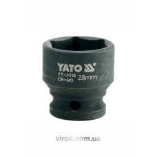 Головка торцева ударна шестигранна YATO 1/2" М28 х 48 мм