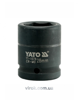 Головка торцева ударна шестигранна YATO 3/4" М28 х 53 мм