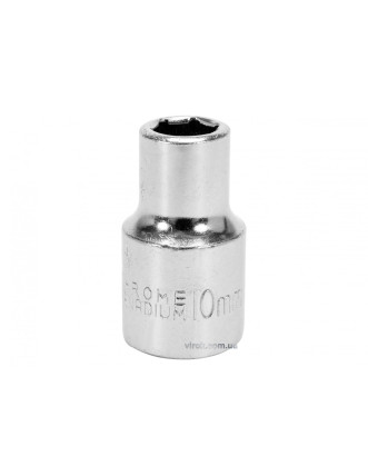 Головка торцева шестигранна STHOR 1/2" М10 з вуглецевої сталі [Блістер]