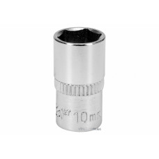 Головка торцева шестигранна YATO 1/4" М10 CrV [Блістер]