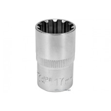Головка торцева Spline YATO 1/2" M17 x 38 мм CrV [Блістер]