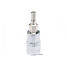 Головка торцева з насадкою викрутковою HEX YATO 1/4" H4 х 37 мм