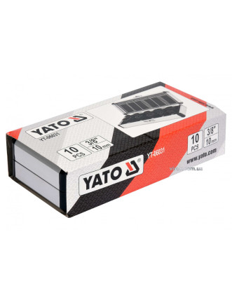 Головки торцеві для зломаних гвинтів YATO 3/8" 10 шт