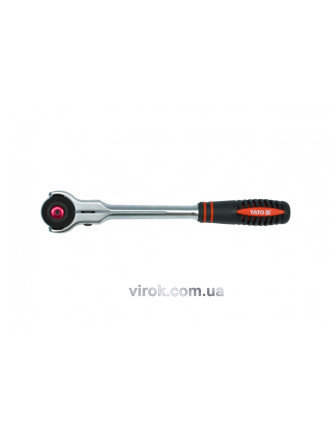 Тріщатка 1/2" з обертовою головкою YATO 280 мм 72 зубці