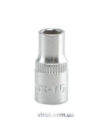 Головка торцева шестигранна YATO 1/4" М6 х 25 мм