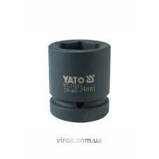 Головка торцева ударна шестигранна YATO 1" М34 х 61 мм