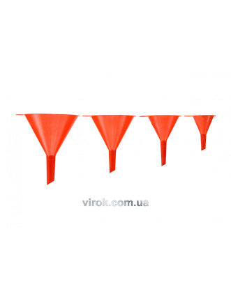 Лійки VOREL Ø52/76/100/120 x 75/110/125/152 мм 4 шт