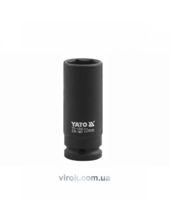 Головка торцева ударна шестигранна YATO 1/2" М29 х 78 мм