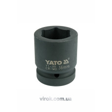Головка торцева ударна шестигранна YATO 1" М36 х 65 мм