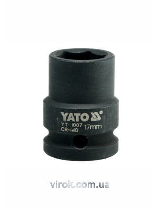Головка торцева ударна шестигранна YATO 1/2" М17 х 39 мм