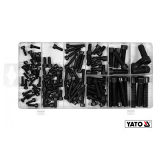 Гвинти з циліндричними головками під шестигранний шліц YATO М4-М10 106 шт
