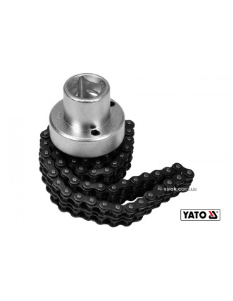 Ключ до оливного фільтру ланцюговий YATO 1/2" 60-115 мм Cr-V