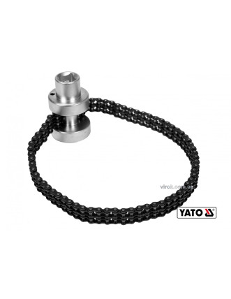 Ключ до оливного фільтру ланцюговий YATO 1/2" 60-115 мм Cr-V