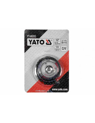Ключ до оливного фільтру ланцюговий YATO 1/2" 60-115 мм Cr-V