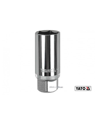 Головка торцева до свічок двигуна YATO 1/2" M16 x 64 мм