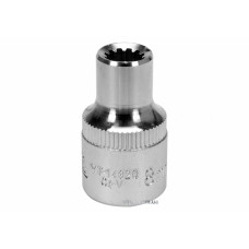 Головка торцева Spline YATO 1/2" M8 x 38 мм CrV [Блістер]