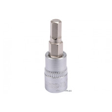 Головка торцева з насадкою викрутковою HEX YATO 1/4" H5 x 37 мм