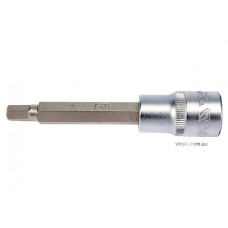 Головка торцева з насадкою викрутковою HEX YATO 1/2" H7 x 100 мм