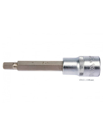 Головка торцева з насадкою викрутковою HEX YATO 1/2" H7 x 100 мм