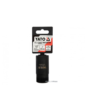 Насадка-ключ до форсункових камер двигуна MERSEDES YATO 1/4" Ø28 мм 58 мм