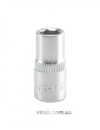Головка торцева шестигранна YATO 1/4" М7 х 25 мм