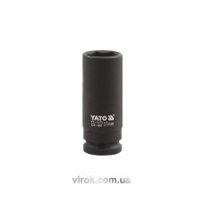 Головка торцева ударна шестигранна YATO 1" М32 х 90 мм