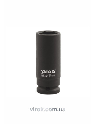 Головка торцева ударна шестигранна YATO 1" М32 х 90 мм