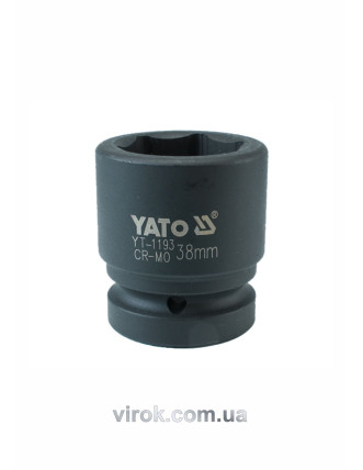 Головка торцева ударна шестигранна YATO 1" М38 х 65 мм