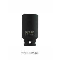 Головка торцева ударна шестигранна YATO 1/2" M30 х 78 мм