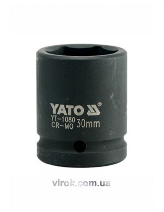 Головка торцева ударна шестигранна YATO 3/4" М30 х 53 мм