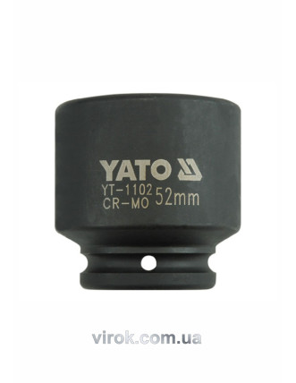 Головка торцева ударна шестигранна YATO 3/4" М52 х 72 мм